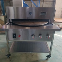 Four à infrarouge professionnel en acier inoxydable de 80 cm pour boulangerie, à gaz naturel, pour pain PITA, tortilla et naan