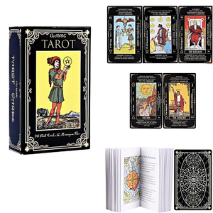 Baraja de <span class=keywords><strong>tarot</strong></span> clásica Rider Waite, 78 cartas estándar con guía para todos los niveles - Product Image 1