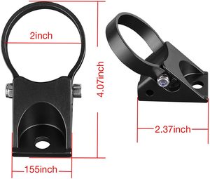 Abrazadera Universal Can-AM Maverick X3 de 1.875 pulgadas en soportes Barra de luz LED de montaje Jaula antivuelco de tubo redondo de 2,0 "UTV - Product Image 3