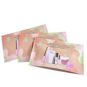 Custom Biodegradable Kraft Paper Packaging <b>Bag</b> for Cosmetics Storage Packaging Stand up Pouch <b>Bag</b> Gravure Printing Zipper Top - Product Image 5