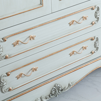 Meubles italiens Armoires de luxe anciennes en bois massif sculpté Ensemble de garde-robes à 4 portes pour placard et chambre à coucher