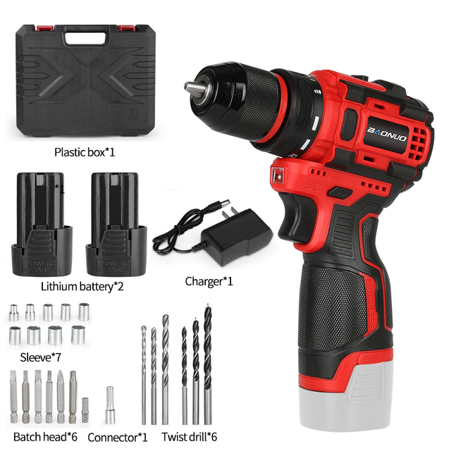 Wholesale Industrial Grade Cordless Hand Drill & Electric Screwdriver High Power Brushless Lithium Battery OEM Customizable
