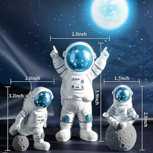 Nuevo Set de Decoración para Pastel de Astronauta de 22 Piezas, Decoración para Fiesta Temática Espacial, Decoración para Pastel de Cumpleaños con Temática de Galaxia - Product Image 5