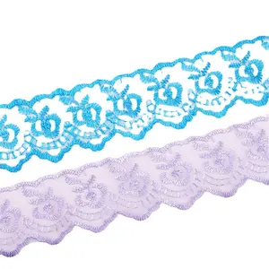 High Quality Embroidered Flower Lace Trim Special Design Underwear with Lace Decoration for Lingerie Genre