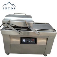 Machine d'emballage sous vide externe pour produits liquides avec purge de gaz