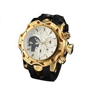 Reloj INVI para Hombre, Estilo Europeo, Americano y Africano, de Cuarzo Ecológico con Correa de Goma Grande, Modelo Venom, Éxito de Ventas Transfronterizo - Product Image 1