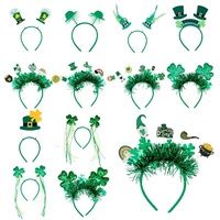 Serre-têtes de la Saint-Patrick, serre-têtes chapeau haut-de-forme trèfle vert, accessoires de tête irlandais pour la Saint-Patrick, bandeaux pour cheveux