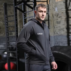 Men Fall Oversized <b>Jackets</b> Custom Logo Outdoor Running <b>Track</b> <b>Jacket</b> Zip Plain Gym Wear <b>Jacket</b> - Product Image 5