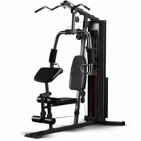Gymnase compact à domicile avec pile de poids de 68 kg, équipement de fitness multi-gym à station unique pour usage domestique