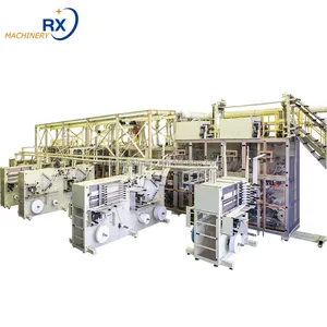 China Full/Semi Automatic Baby Diapers Production Machine Price for Diaper Making