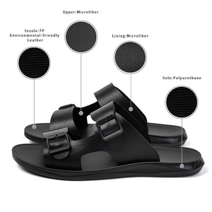 Sandales d'été confortables pour hommes EUR, légères, respirantes, antidérapantes, pour une utilisation intérieure à la maison et des activités de plage en plein air. - Product Image 2