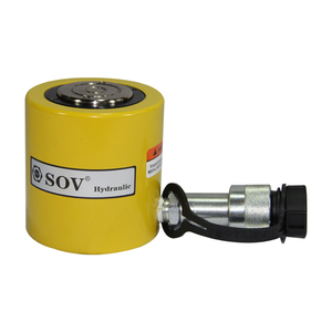 Vérin hydraulique simple effet basse hauteur de 20 tonnes pour espaces confinés, installation et maintenance d'équipements lourds - Product Image 6