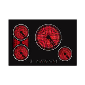 Table de cuisson à induction électrique domestique à 4 brûleurs, 77 cm, 6700 W, avec commande mécanique à bouton rotatif en verre, prix abordable - Product Image 6