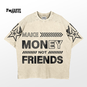 T-shirt à col rond pour hommes en coton de haute qualité à séchage rapide à manches courtes avec motif imprimé pour le tissu tricoté d'été - Product Image 5