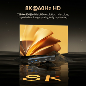 ปลั๊กแอนด์เพลย์สวิตช์ KVM 2พอร์ต1920*1080 HDMI2.1พร้อมฮับ USB3.0และสามารถใช้กับคอมพิวเตอร์2เครื่องได้ - Product Image 5