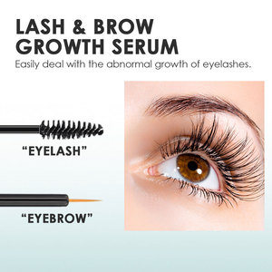 Suero de Crecimiento para <span class=keywords><strong>Pestañas</strong></span> y Cejas de Doble Cabeza, a Base de Hierbas Naturales, 10 ml, Promueve el Crecimiento y Reduce las Roturas - Product Image 3