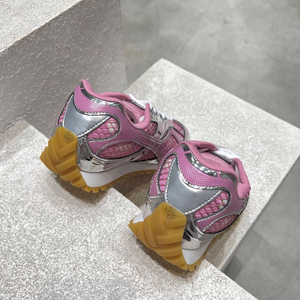 Zapatillas Deportivas de Diseño de Lujo BVO Rosadas 2025 con Líneas Elegantes y Combinación de Estilo Retro para Uso Diario - Product Image 6