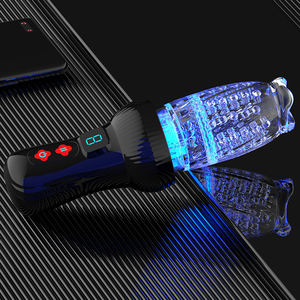 Rotante succhiare vibratore uomini giocattoli del sesso sesso massaggio del pene masturbatore maschile glande vibratore masturbatore tazza per gli uomini - Product Image 2