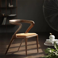 Chaises de salle à manger en bois de frêne de luxe moderne, chaise en cuir massif en noyer pour ensemble de table à manger, silla de comedor, chaises de salle à manger
