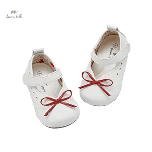 DB1240214 DAVE BELLA детская обувь для маленьких девочек Модная белая мягкая подошва Милая стильная обувь для вечеринки на весну