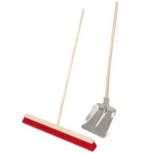 ไม้กวาดและที่โกยผงขนาดกว้าง1000มม. ชุดกวาดไม้กวาดทำจากอลูมิเนียมมีขอบ9นิ้วพร้อมที่จับ - Product Image 1