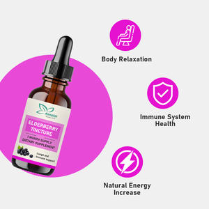 Bağışıklık Sistemini Destekleyen Mürver Tentürü Sıvı Ekstraktı Akciğer Temizliği ve Nefes Açıklığı için Doğal Bitkisel Takviye - Product Image 5