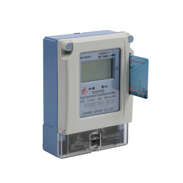Zhiming Brand DDSY450 Prepaid Electric Meter// Single Phase Prepaid Electric Meter
