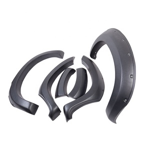 ขายส่งบังโคลน ABS สีดำใหม่สำหรับ Hilux Vigo 2012-2015 อุปกรณ์ตกแต่งซุ้มล้อ 4x4 พร้อมรับประกัน 1 ปี - Product Image 2