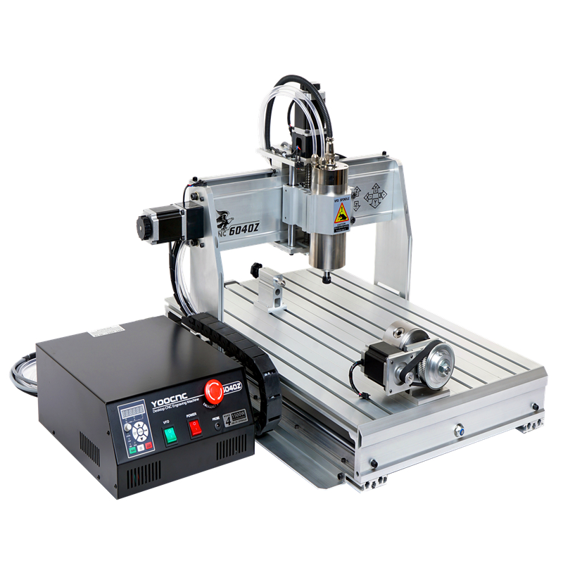 YOOCNC 6040Z 4 Axis Desktop CNC Engraving Machine, 1500W Cutter