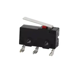 kw12 90 degree bend pin 2-pin 3-pin waterproof micro switch with lever 5A 125V 250V 10T85