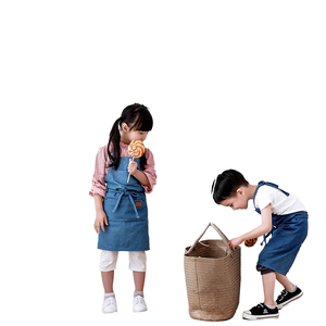 Wholesale Custom Logo 100% Cotton High Quality Reusable Washable Sleeveless Chef <b>Bib</b> <b>Apron</b> for Daily Use Restaurants Cafes Kids - Product Image 1