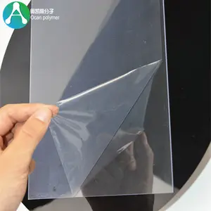 Bir tarafı 100 ile 80/300/500/koruyucu Film mikron yazdırılabilir plastik şeffaf PVC levha