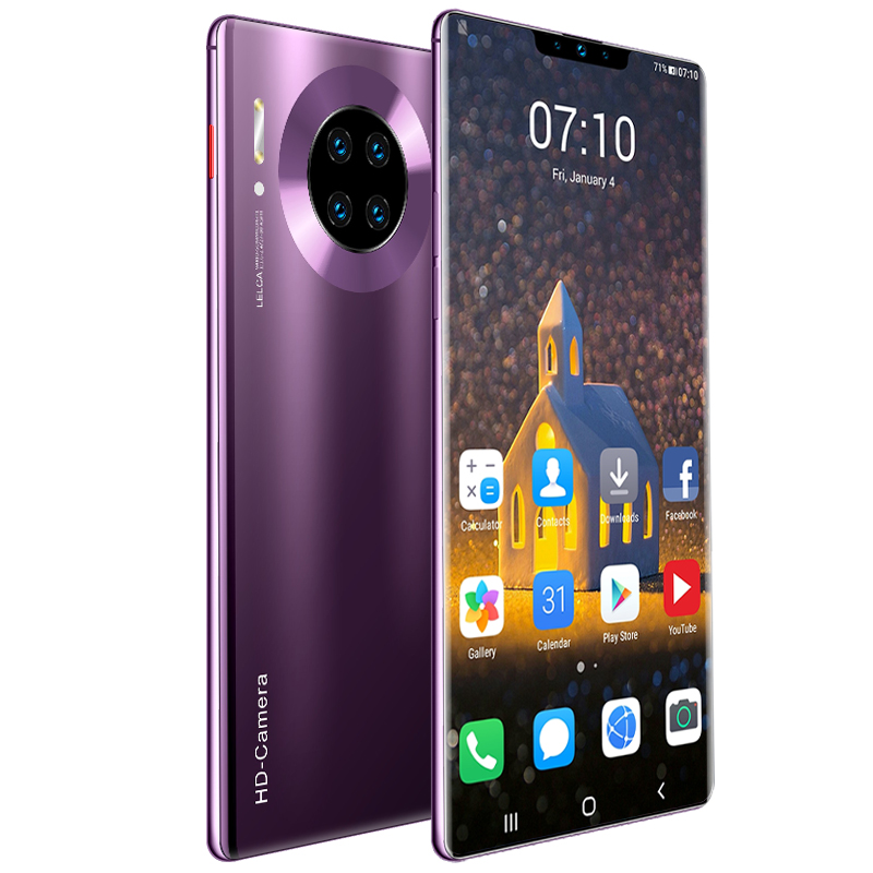 Новейший Оригинальный разблокированный мобильный телефон Mate 30 Pro 5G band, 6 ГБ + 128 ГБ, 6,7 дюйма, аккумулятор 4800 мАч