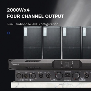เพาเวอร์แอมป์ดิจิตอล MIA-D400 ระดับมืออาชีพ 1U กำลังขับ 4*600 วัตต์ 4 แชนแนล คลาส <span class=keywords><strong>D</strong></span> รองรับการบริดจ์ กำลังขับรวม 2000 วัตต์ วัสดุอะลูมิเนียม - Product Image 4