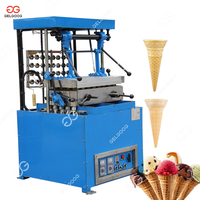 Machine à cornets de glace électrique en acier inoxydable à 24 têtes, entièrement automatisée, petit modèle à prix abordable