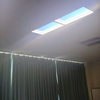 Luz Artificial LED Inteligente de 100W, Simulación de Cielo Azul, 632*632*H40mm, 2 Rejillas, 1 Pieza, Control por WiFi Tuya