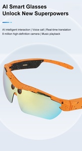 Lunettes de soleil IA avec enregistrement vidéo, mémoire 32 Go, commande tactile et vocale, lecture de musique, appels vocaux, assistant vocal IA et enregistrement - Product Image 5
