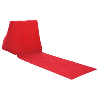 Oreiller triangulaire gonflable en tissu moderne pour une utilisation en extérieur sur la plage, design pliable, coussin de chaise longue