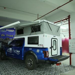 Nouveau type de caravane coulissante EcoCampor pour camion avec tente imperméable 4x4 à vendre - Product Image 2