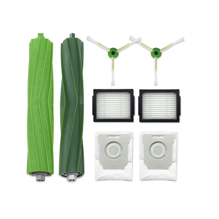 Kit de brosse latérale de brosse principale de filtre de pièce d'aspirateur pour IRobot Roombas I7 I7 Plus E5 E6 E7 J7