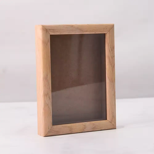 Thủ Công Rắn Bằng Gỗ Bóng Sâu Hộp Khung Tùy Chỉnh Kích Thước 4x6 5x7 6x8 Gỗ Khung Vuông Bóng Sâu Hộp - Product Image 5