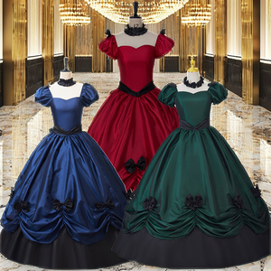 Vestido de Novia de Lujo Estilo Victoriano Marie Antoinette, con Lazo Simple, Largo hasta el Suelo, de Gasa, Estilo Rococó, de Luxe Enterprises Southern Belle - Product Image 2