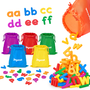 Joycat - Juguete de Letras Magnéticas del Alfabeto, 312 Letras Minúsculas Magnéticas, Juego Educativo de Aprendizaje <span class=keywords><strong>para</strong></span> <span class=keywords><strong>Preescolar</strong></span>, Aprendizaje del Abecedario - Product Image 2