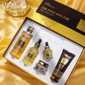 DR.ROSEVA Coffret Cadeau de Soins de la Peau de Luxe Éclat et Fermeté à l'Or 24K 5 Pièces avec Sérum à l'Acide Hyaluronique et Niacinamide - Product Image 2