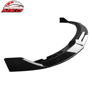 Convient pour Charger SRT 2015-2016 V2 Style Lèvre de pare-chocs avant Noir brillant - Product Image 4