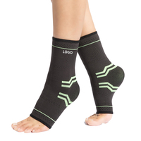 Attelle de cheville 100 % polyester avec sangle de compression, support de cheville, protection sportive unisexe