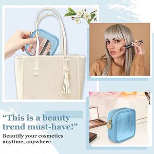 Candy Color Translucent Mini PVC Cosmetic Bag Waterproof Small Object Storage <b>Cute</b> Coin <b>Purse</b> Novelty Gifts - Product Image 6