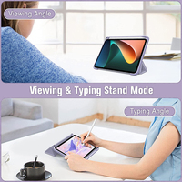 Housse mince en cuir PU et tablette PC à la mode pour iPad Air et Pro 11 étui en TPU portable de style coréen durable et léger