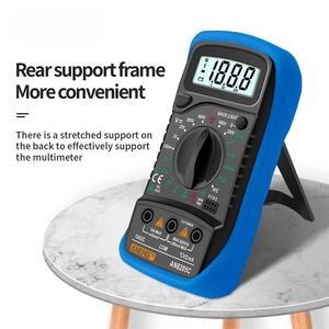 AN8205C Multimètre numérique AC/DC Ampèremètre <span class=keywords><strong>Volt</strong></span> Ohm Testeur avec Thermocouple LCD Rétro-éclairage Portable Auto Test 6 Mois de Garantie - Product Image 2