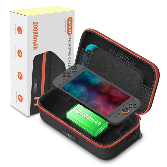 All-in-One Carrying Case Cloth Protective Handbag with Battery Case Custom Storage Bag Batterie Externe for Nintendo Switch 2